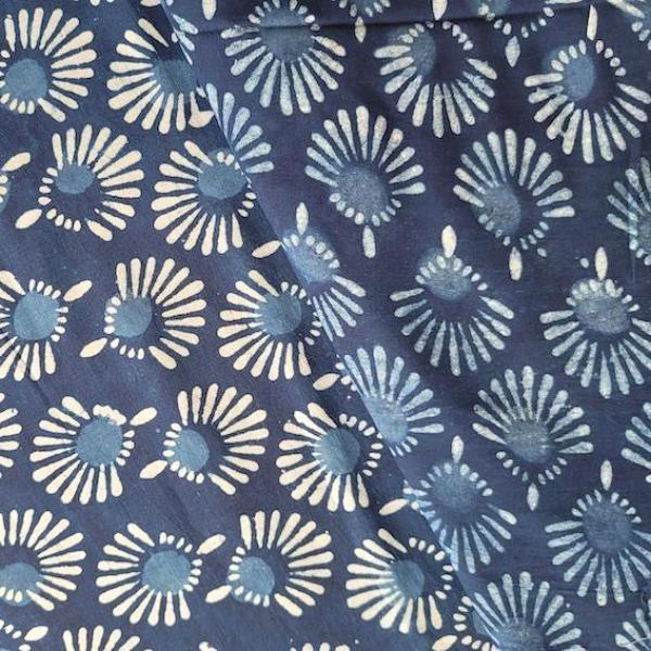 Indigo Hand Block Print aus Indien – FAN